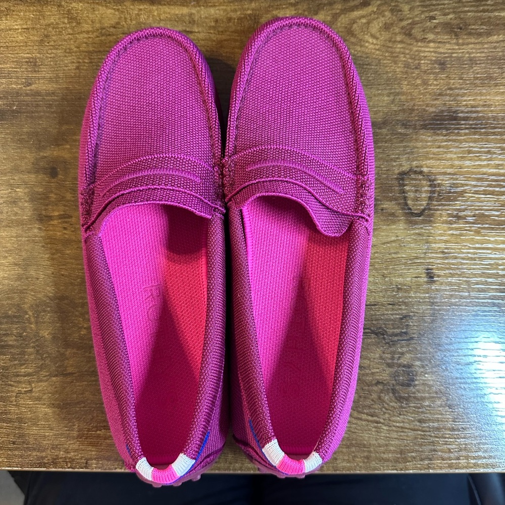 Brand new Rothy's Fuchsia Moccasin Driver for Women’s
